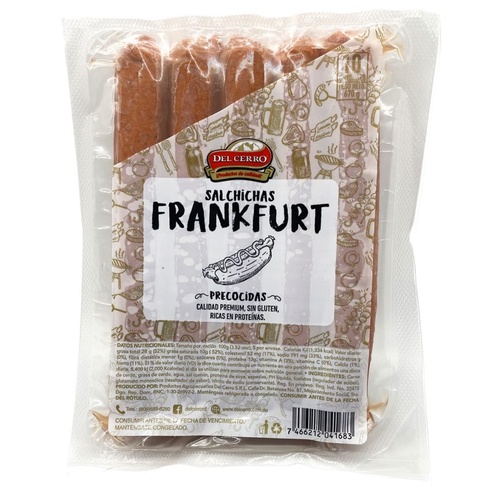Salchicha Frankfurt Precocida – Productos Del Cerro